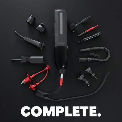 4-in-1 Car Emergency Tool with Vacuum, Tyre Inflator, Jump Starter & Torch