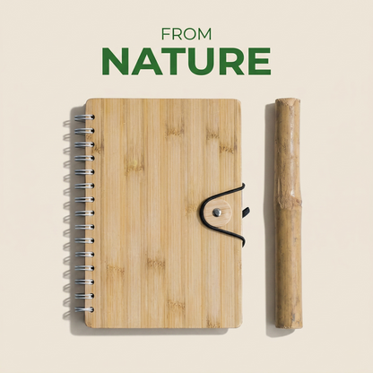Eco Friendly Bamboo Notebook
