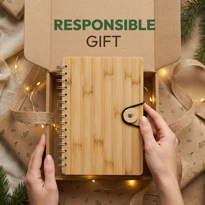 Eco Friendly Bamboo Notebook