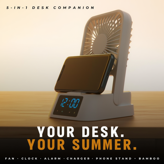 5-in-1 Portable Desk Fan