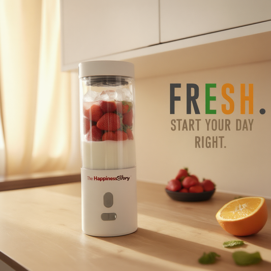 Portable Personal Blender with USB-C Charging | 500ml Rechargeable Smoothie Maker |