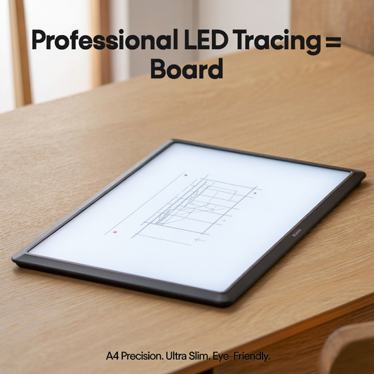 LED Light Tracing Board A4 Size with Anti-Glare Flicker-Free