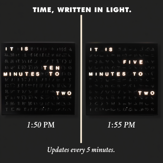 LED Light-Up Word Clock