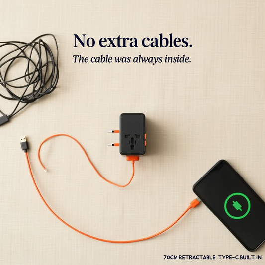 Universal GaN Travel Adapter