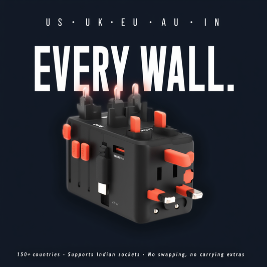 Universal GaN Travel Adapter