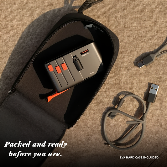 Universal GaN Travel Adapter