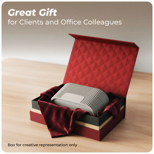 Premium Spin Cement Desk Organizer