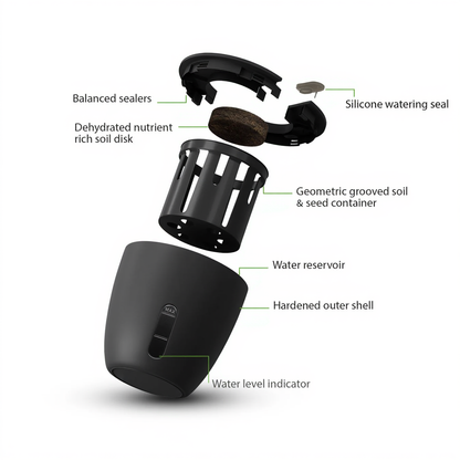 Self Watering Plant Pot with Water Level Indicator