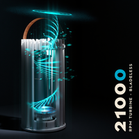 Bladeless Tower Fan 100° Swing 2100RPM