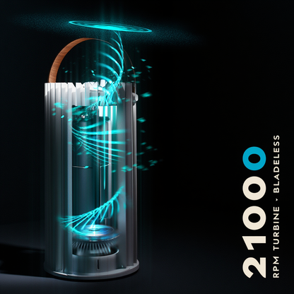 Bladeless Tower Fan 100° Swing 2100RPM