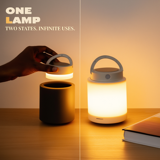 Solar Powered 3-in-1 Rechargeable Lamp