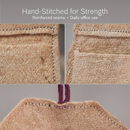 Eco-Friendly Jute Wall Hanging Organizer (3 Compartments)