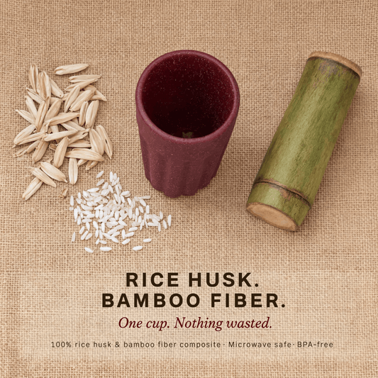 Kulhad Chai Cup Set of 4 | Rice Husk | 100ml Eco Cups
