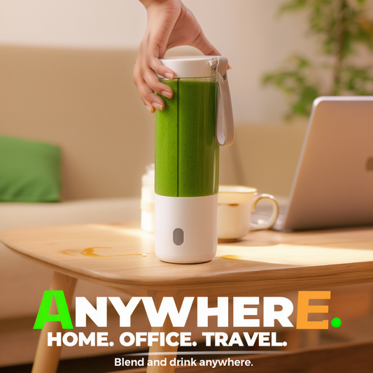 Portable Personal Blender with USB-C Charging | 500ml Rechargeable Smoothie Maker |