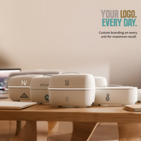 Electric Lunch Box with Steam Heating & 304 Steel Containers