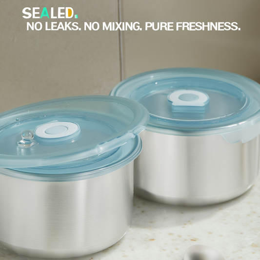 Electric Lunch Box with Steam Heating & 304 Steel Containers