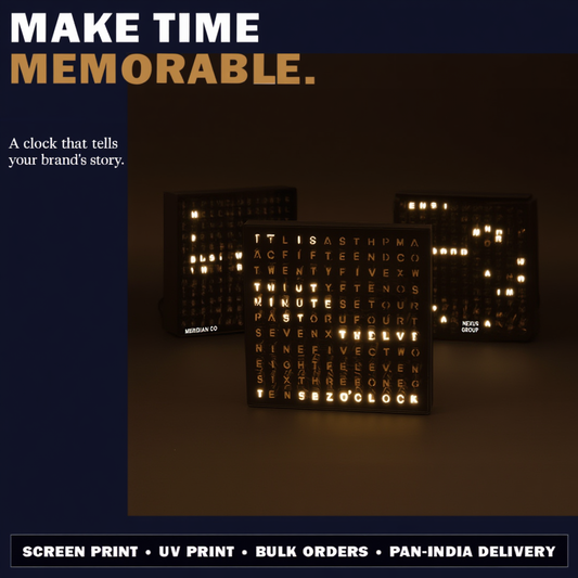 LED Light-Up Word Clock
