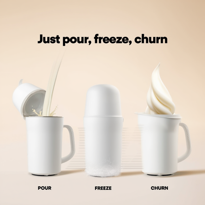 Cordless Rechargeable Portable Ice Cream Maker