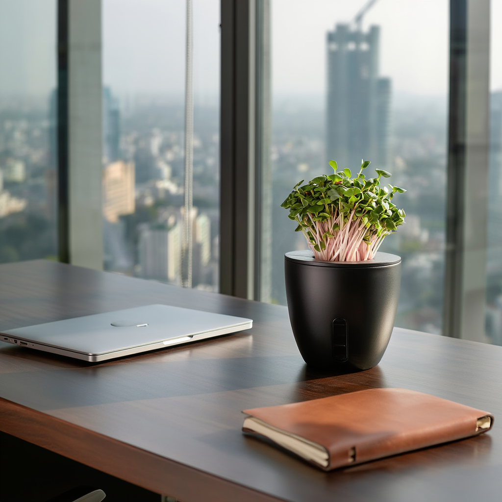Self Watering Plant Pot with Water Level Indicator