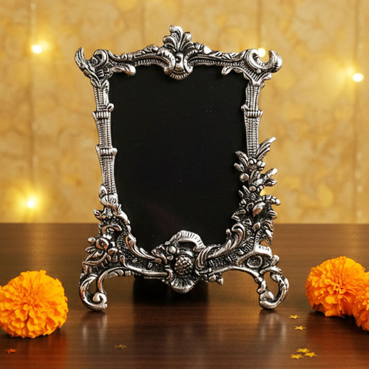 Handcrafted German Silver Designer Photo Frame (16x22 cm) for elegant gifting