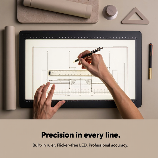 LED Light Tracing Board A4 Size with Anti-Glare Flicker-Free