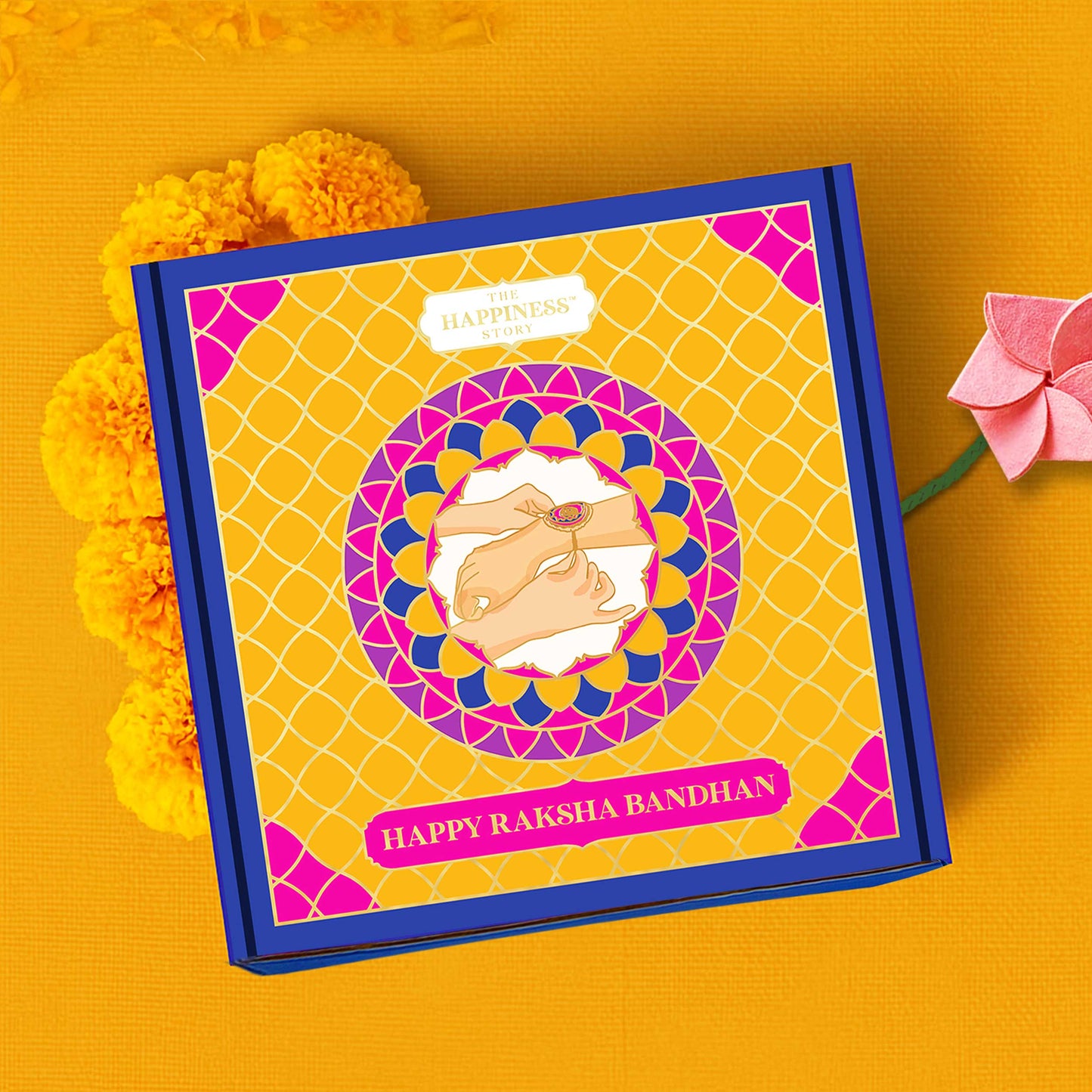Raksha-Bandhan Gift Box - 3 Combo Items with Plantable Rakhi