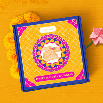 Raksha-Bandhan Gift Box - 3 Combo Items with Plantable Rakhi