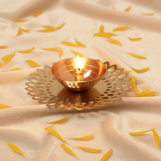 Brass Diya (Round)