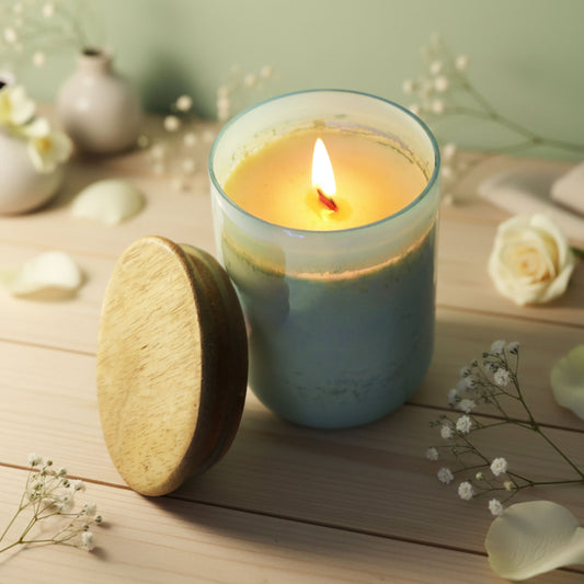 Jasmin Scented Candle in Glass Jar