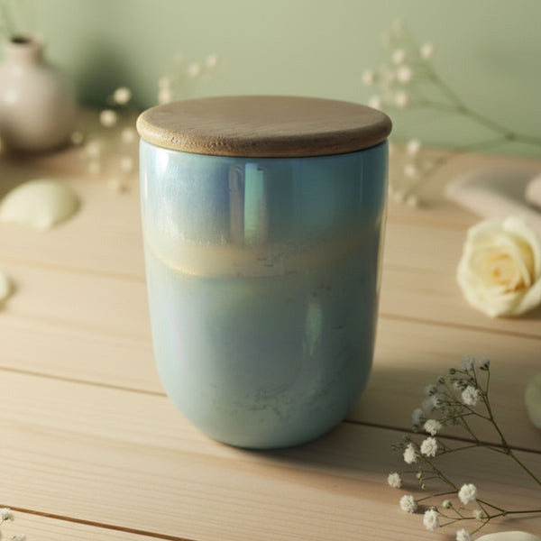 Jasmin Scented Candle in Glass Jar