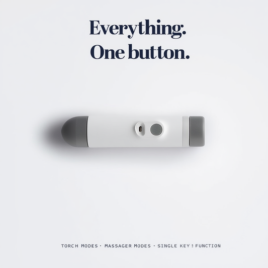 Rechargeable Torch with Massager | 2-in-1 Gadget