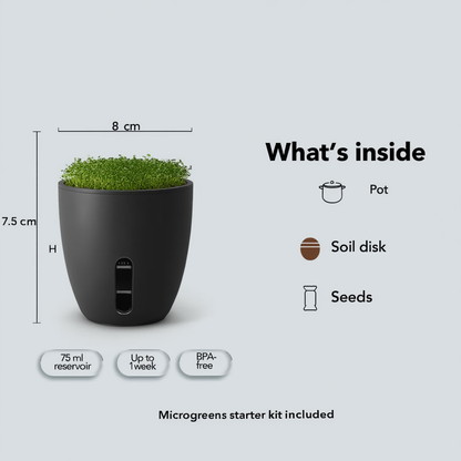 Tabletop Self-Watering Planter Pot