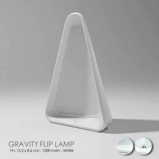 Gravity Sensor Flip LED Lamp with 3 Brightness Modes & Feather Touch