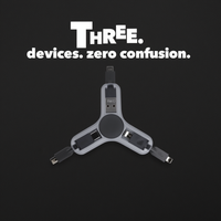 3-in-1 Multi Charging Cable for Corporate Gifting