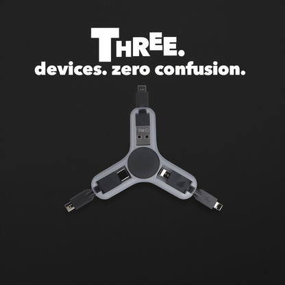 3-in-1 Multi Charging Cable for Corporate Gifting