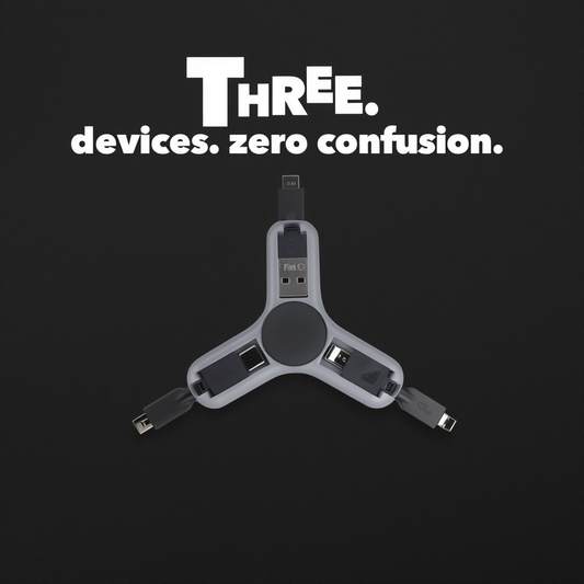 3-in-1 Multi Charging Cable for Corporate Gifting