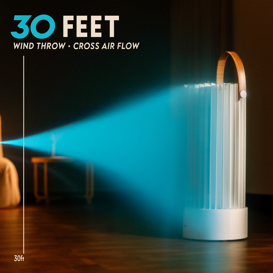 Bladeless Tower Fan 100° Swing 2100RPM