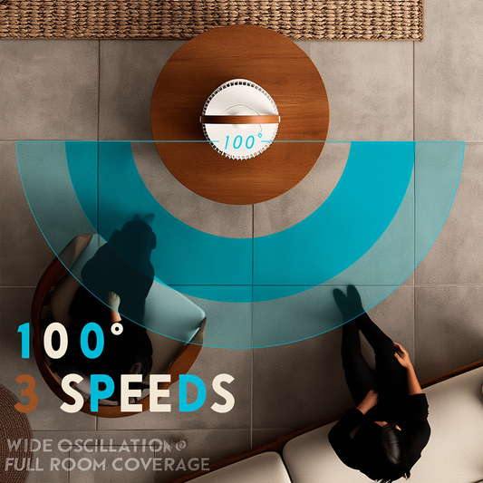 Bladeless Tower Fan 100° Swing 2100RPM