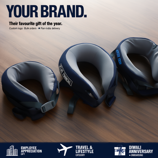 Neck Pillow with Built-In Massager & Heat Therapy