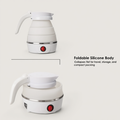 Foldable Electric Travel Kettle & Cook Pot – 0.6L