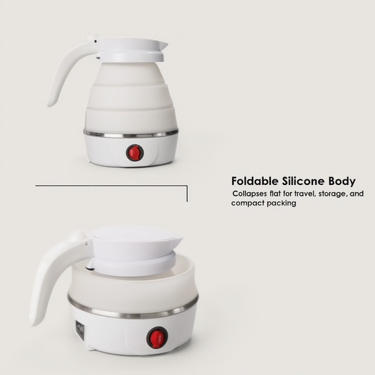 Foldable Electric Travel Kettle & Cook Pot – 0.6L