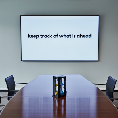 Four-Sided Sand Timer with Glass Chambers (1–10 Minutes)