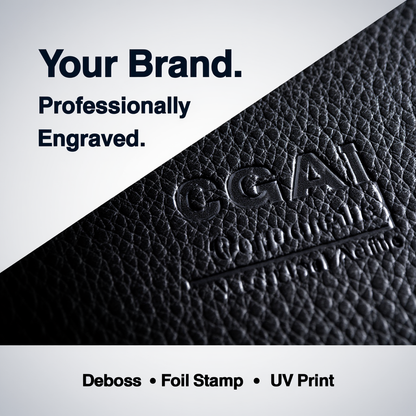 Leatherite Utility Organizer Pouch – Hand-Stitched | Custom Branded Corporate Gift