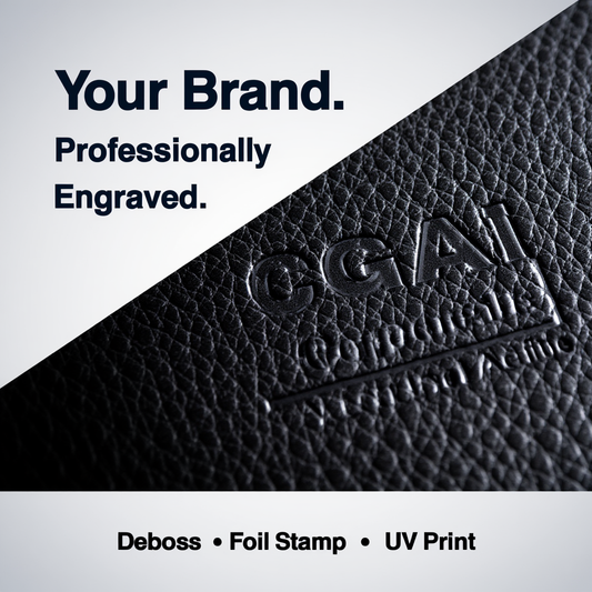 Leatherite Utility Organizer Pouch – Hand-Stitched | Custom Branded Corporate Gift