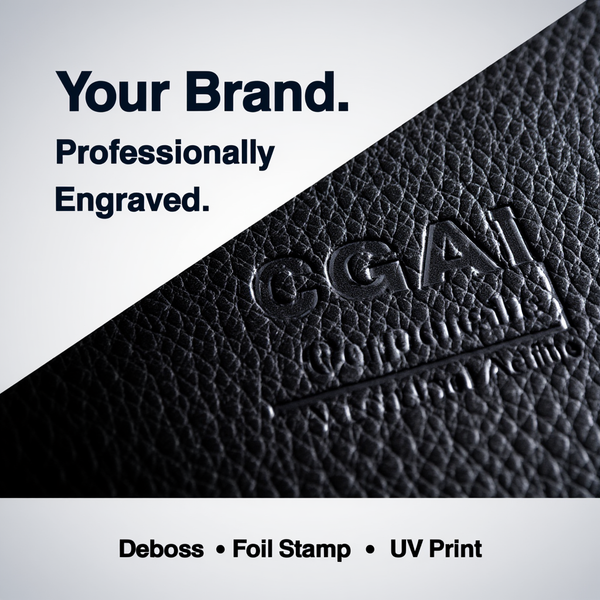Leatherite Utility Organizer Pouch – Hand-Stitched | Custom Branded Corporate Gift