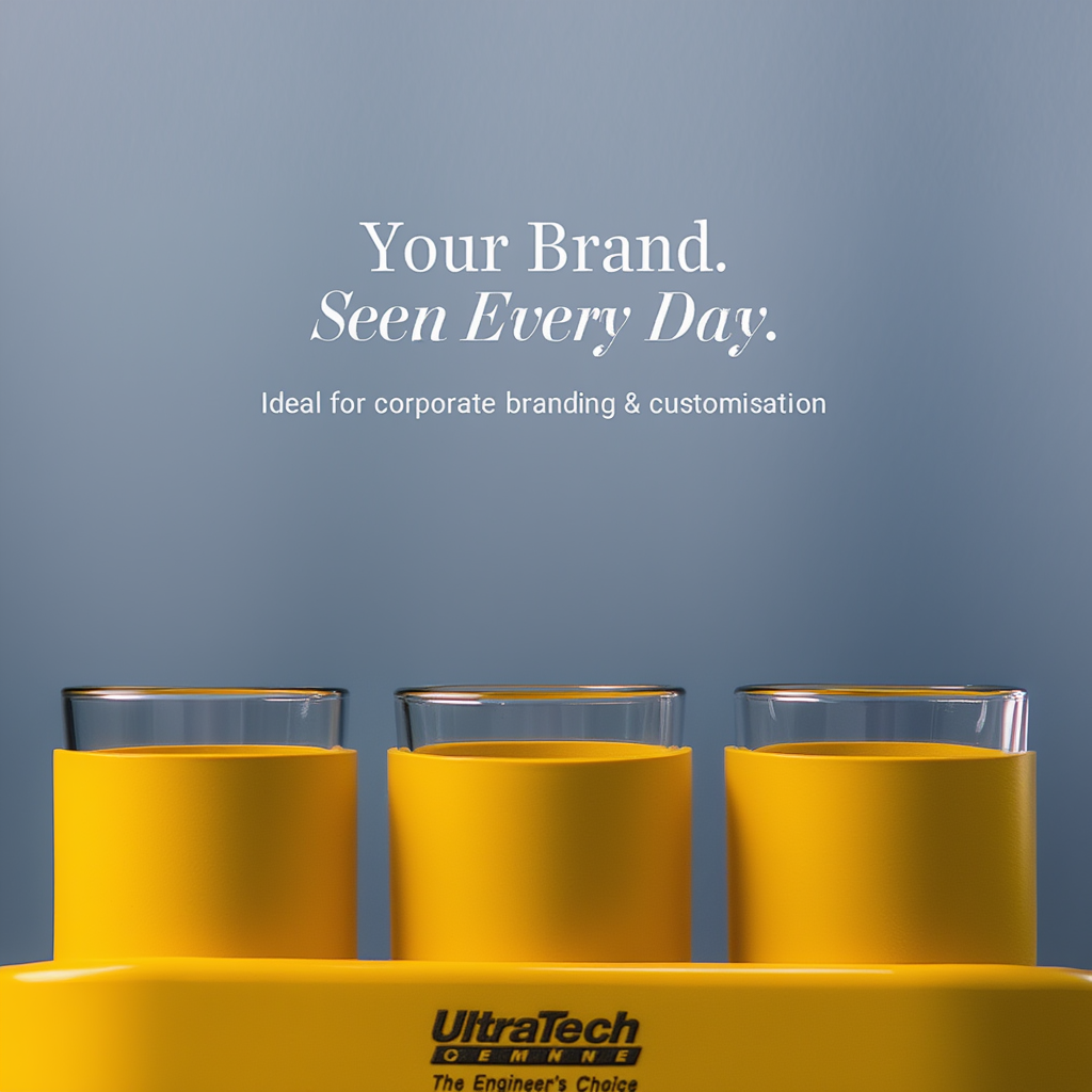 Premium Desk Organiser – 3-Compartment Customisable Pen Stand (Tabletop)