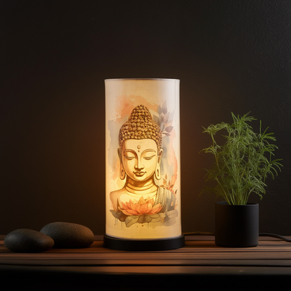 Customizable Artistic Tabletop Night Lamp – 4-Sided Panel Design