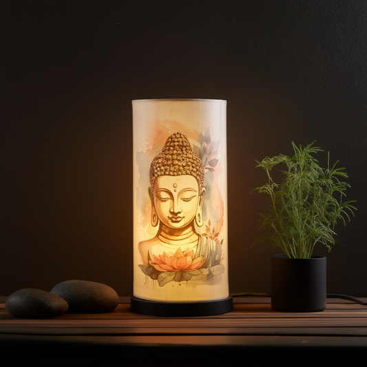 Customizable Artistic Tabletop Night Lamp – 4-Sided Panel Design