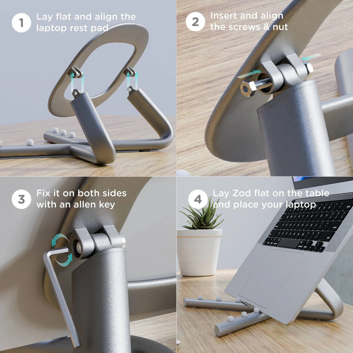 Ergonomic Foldable Laptop Stand