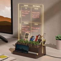LED Acrylic Planner & Desk Organizer